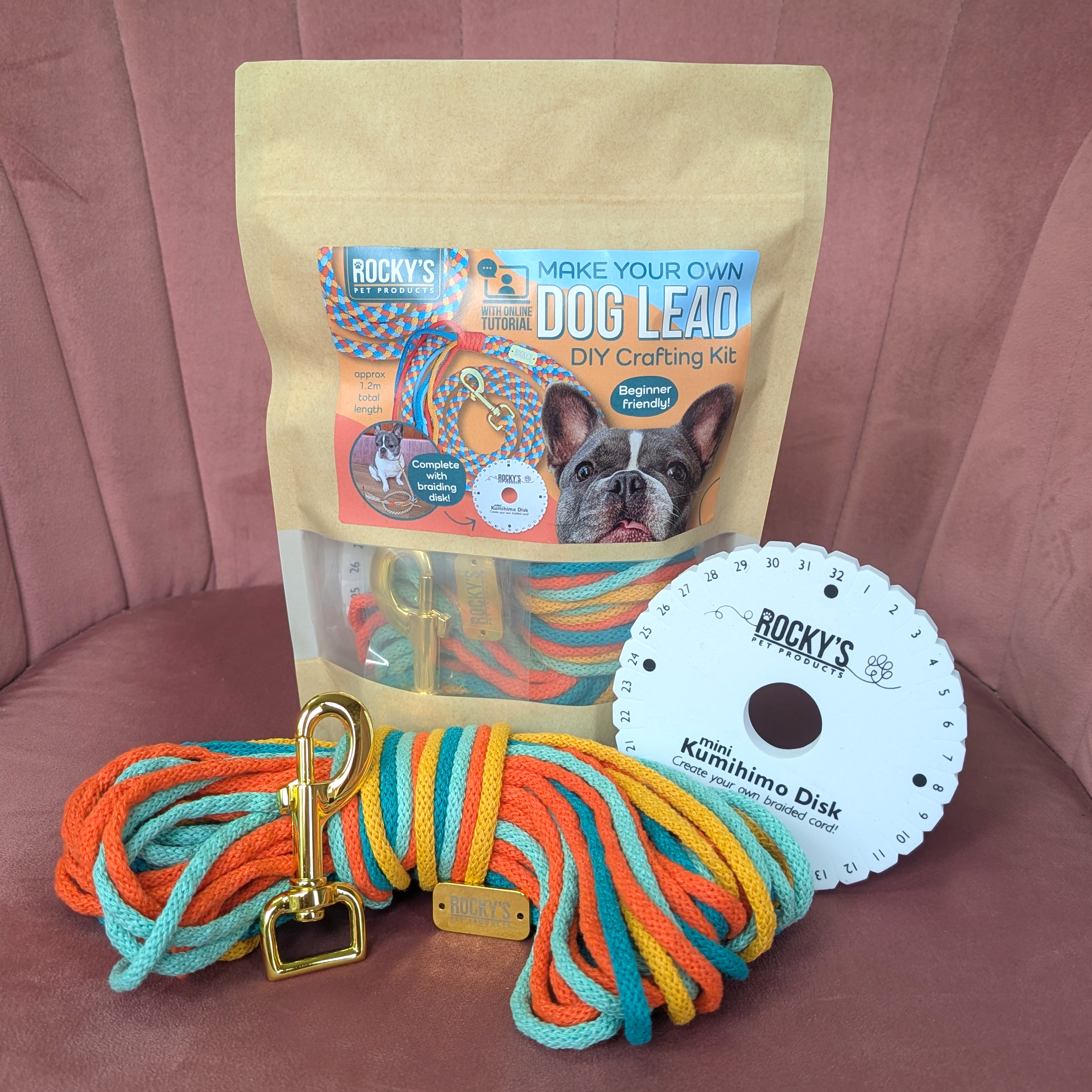 Dog Lead DIY Crafting Kit | Basket Weave Pattern | Make Your Own Dog Lead