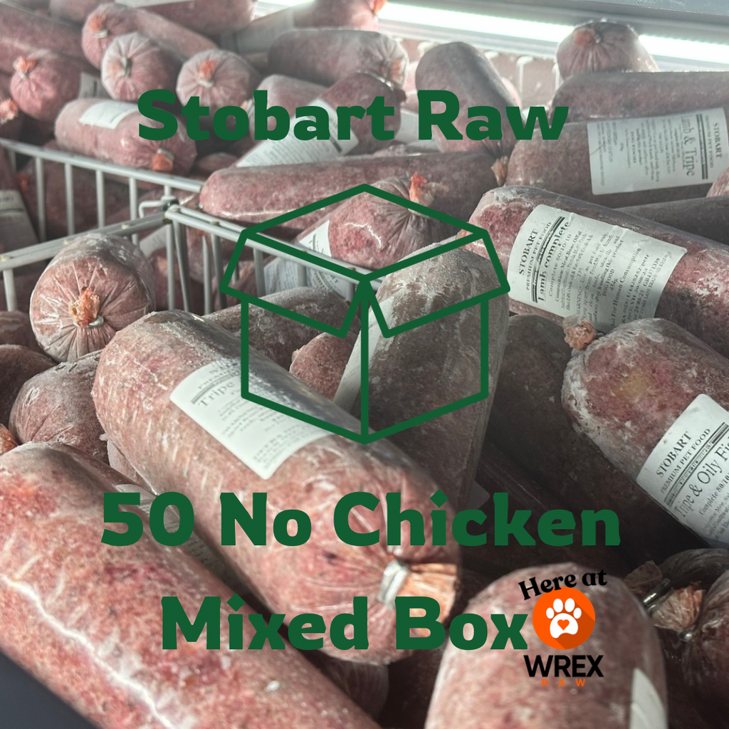 Stobart Raw Dog food - Box of 50 rolls (No chicken bundle)