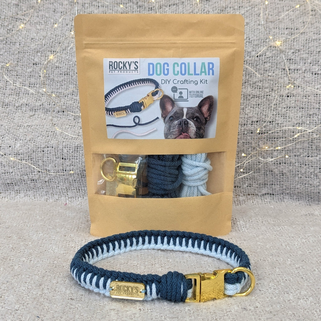 Make Your Own Dog Collar Craft Kit - BLUE