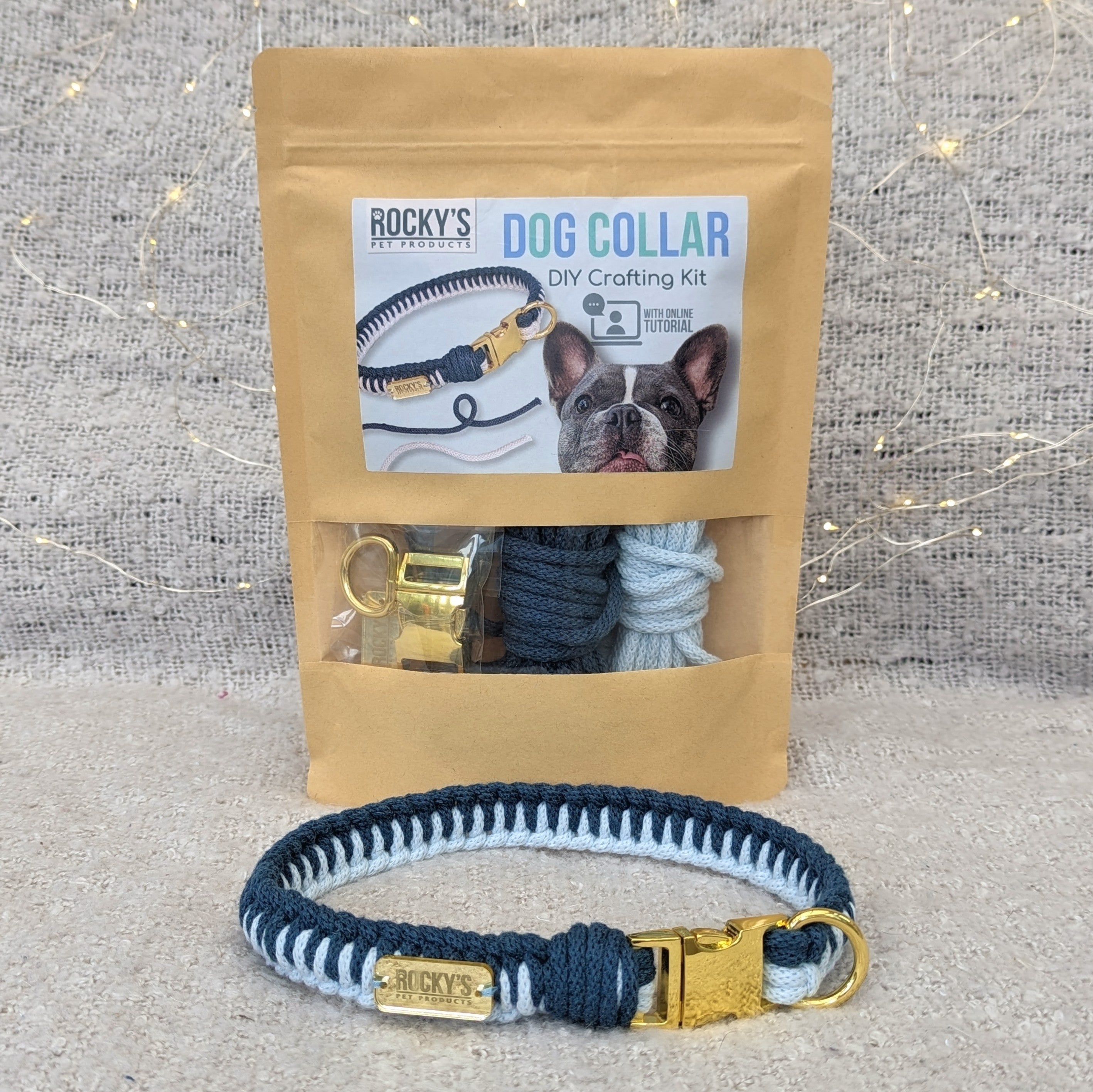 Make Your Own Dog Collar Craft Kit - BLUE